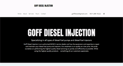 Desktop Screenshot of goffdiesel.com
