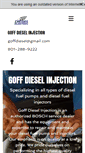 Mobile Screenshot of goffdiesel.com